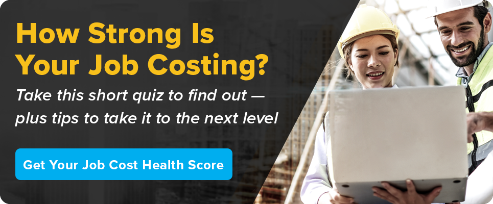 How Strong is your Job Costing? Take our quiz to find out.