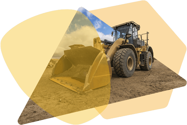 bulldozer pushing dirt on a construction job site