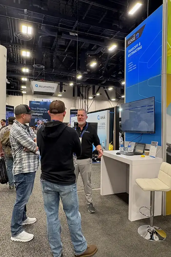 Showcasing our specialty trade estimating software at an event