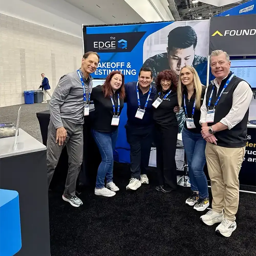 The Estimating EDGE team at World Of Concret